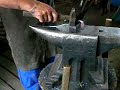 Czech Blacksmith Making a Candleholder Czech Blacksmith Making a Candleholder