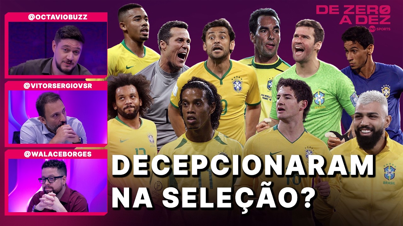 Qual Jogador Mais Decepcionou Com A Camisa Da Seleção Brasileira? | De Zero A Dez