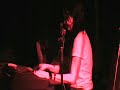 lisa germano performing ` except for the ghosts `  - a song she wrote for jeff buckley- and ` too much space `at seymours family club in bristol. lisa`s latest cd ` in the maybe world ` is available on young god records yg32