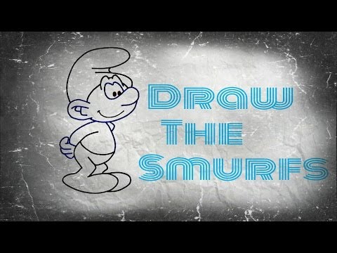 how to draw smurfs