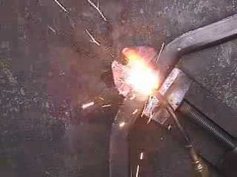 Gas welding using gas filler rod