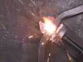 Gas welding using gas filler rod