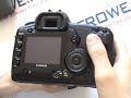 Canon EOS 5D Przyciski na obudowie