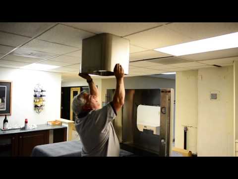 how to vent an island range hood