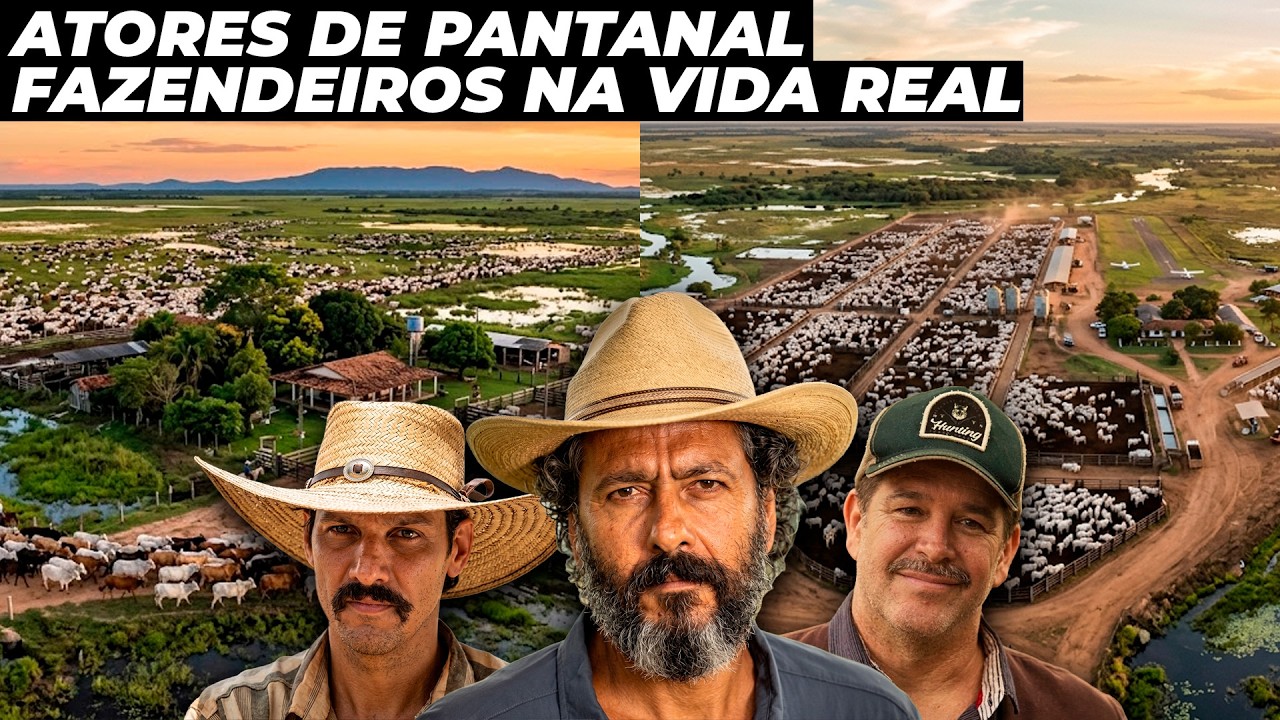 CONHEÇA AS FAZENDAS DOS ATORES DE PANTANAL NA VIDA REAL