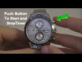 Mens Tag Heuer Carrera Instructions