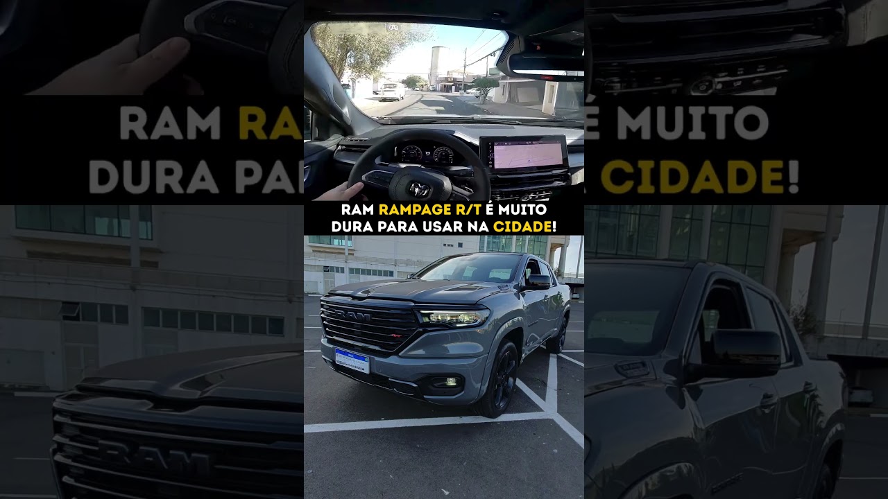 RAM Rampage é muito dura pra cidade, mas faz parte da proposta da picape... #rampage #ram