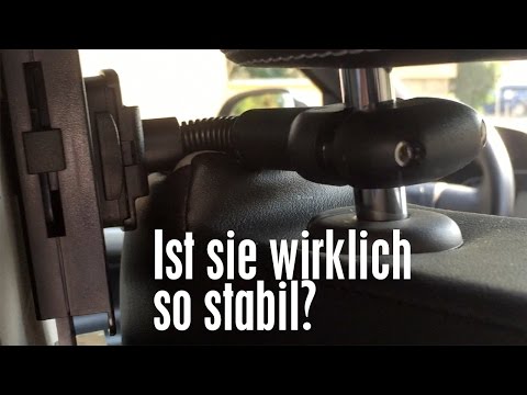 Wicked Chili KFZ Kopfstützen Halterung für Tablet - Review in unter 5 Minuten - Apple iPad mini hält
