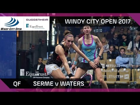 Squash: Serme v Waters - Windy City Open 2017 QF Highlights