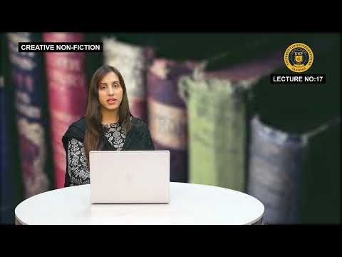 Creative Nonfiction Lecture 17th