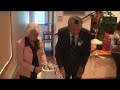 Groom feeds the bride