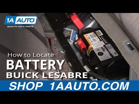 How To Locate and disconnect Battery Buick Lesabre Pontiac Bonneville 00-05 1AAuto.com