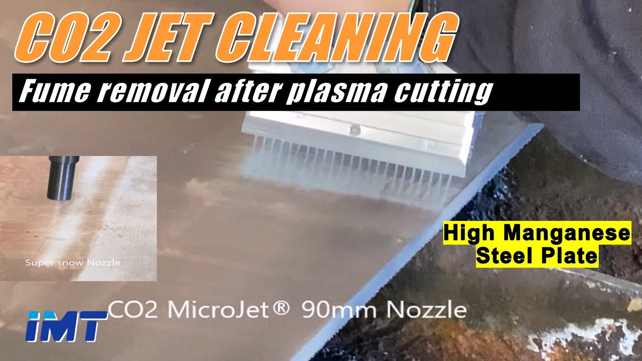 50. Fume removal after plasma cutting high manganese steel plate (망간 강판 절단 후 Fume 제거)
