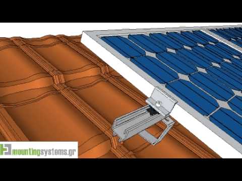 how to fit solar panels to tiled roof
