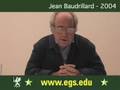 Jean Baudrillard. Violence of the Image. Lecture. 2004. 1/9