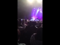 Bobby Brown comes on stage after learning of Whitney's death