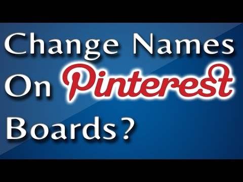 how to change your name on pinterest