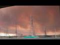California Wildfire 2008- Driving through flames on the 91