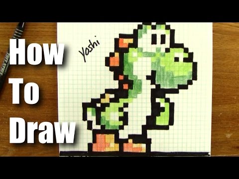 how to draw yoshi
