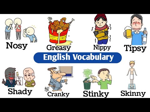 Vocabulary : informal Adjectives  || English Vocabulary and words ||