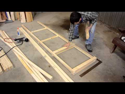 how to build garage shelves