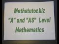 AS &amp; A Level Maths No.16 Calculus 2- from www.mathstutor.biz