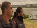 Ben explores the Hokianga Harbour on Northland's West Coast. The boat stops at the Mangungu Mission House, famous for being the scene of the largest gathering to discuss and sign the Treaty of Waitangi in 1840. His last stop his at the Hokianga's giant sand dune. Here his final adventure is speeding down these on a boogie board.
