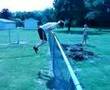 Fence flip fail