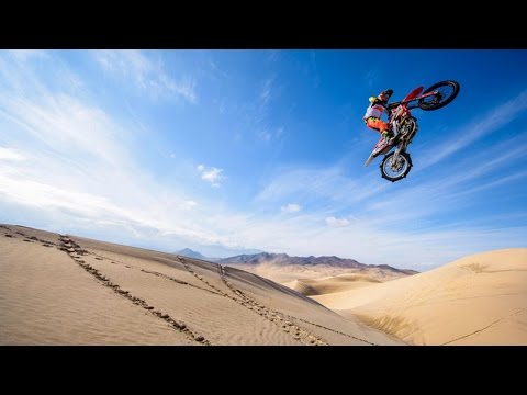 A Freeride Motocross Paradise in the Dunes of Death Valley