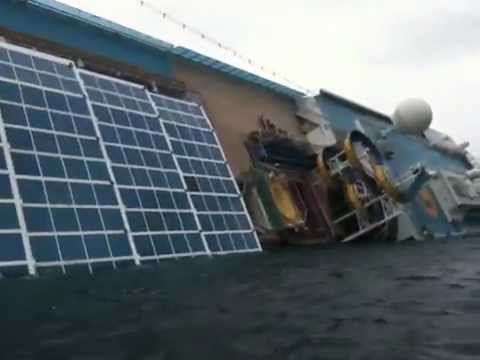 YouTube Video - Costa Concordia - Ispezione per individuare i punti di accesso