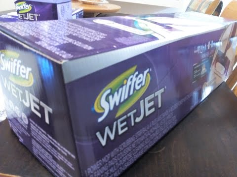 how to attach swiffer wet jet pad