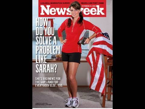 Sarah Palin Newsweek Cover: Palin not Carrie Prejean