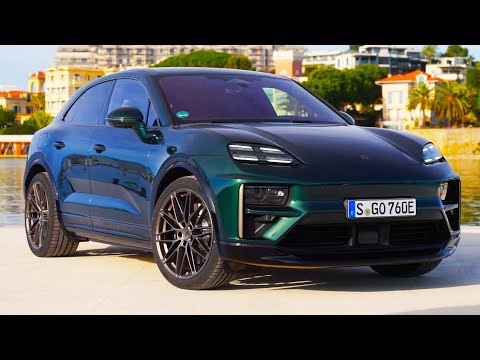 2025 Porsche Macan Turbo EV in Porsche Racing Green / Best Compact SUV