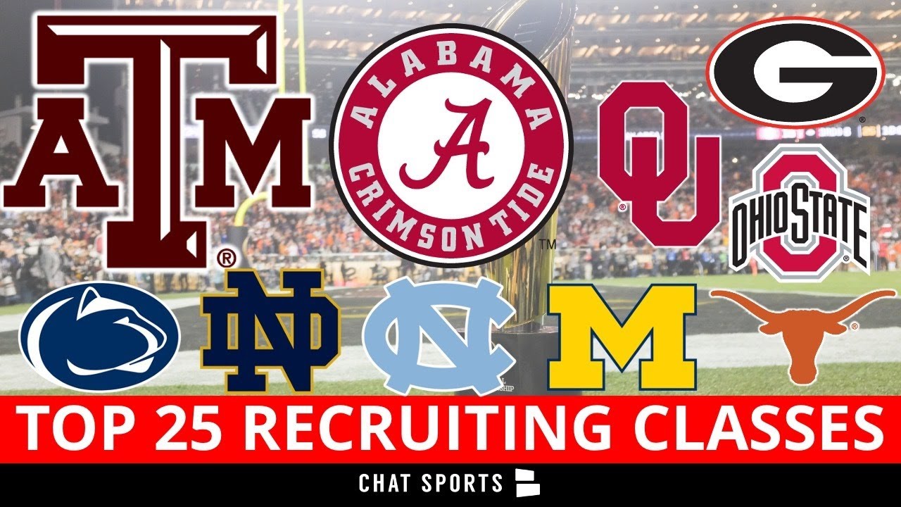 College Football Signing Day: Top 25 Recruiting Classes For 2022