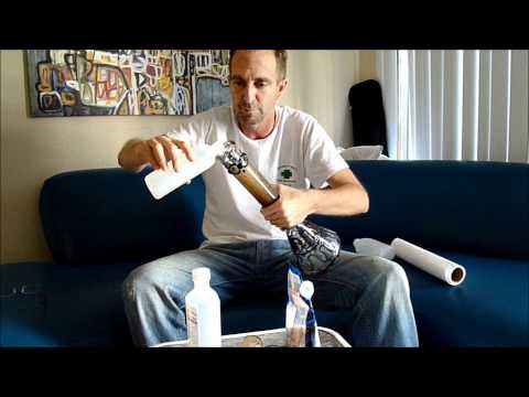 how to properly clean a bong