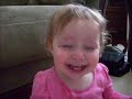 Showing me she's boss at 15 months old when she's just learning to talk!