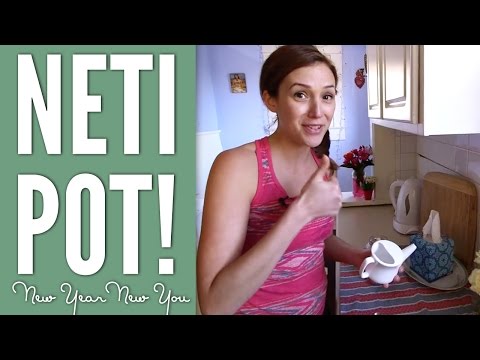 how to properly neti pot