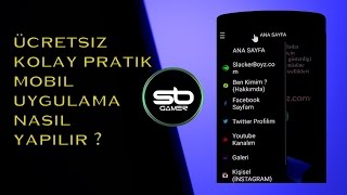 ücretsiz mobil uygulama yapimi 2016 türkçe