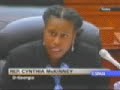 Cynthia McKinney takes on Donald Rumsfeld