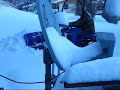 Home made atv snow plow
