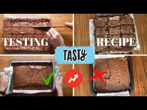 TRYING TASTY “BEST BROWNIES YOU’LL EVER EAT” RECIPE - Buzzfeed test