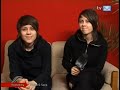 Tegan and Sara recently hosted a show on gotv, an austrian music television station, presenting their favourite music videos. =] Videos (All very awesome I must add.);; Bruce Springsteen - My City Of Ruins Four Tet - Smile Around The Face Death Cab For Cutie - I Will Follow You Into The Dark Smashing Pumpkins, The - Today Distillers, The - Beat Your Heart Out Pinback - From Nothing To Nowhere Robyn With Kleerup - With Every Heartbeat Atari Teenage Riot - Too Dead For Me Dragonette - Take It Like A Man Neko Case - Maybe Sparrow Sparta - Cut Your Ribbon Nada Surf - Inside Of Love I didn't record or cut this. all credit goes to Clemens from the [dot]ca. =)