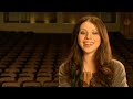 Raw interview footage with Michelle Trachtenberg from 
