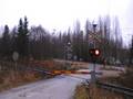 Finnish freight train 3356 passed Järvilinna level crossing