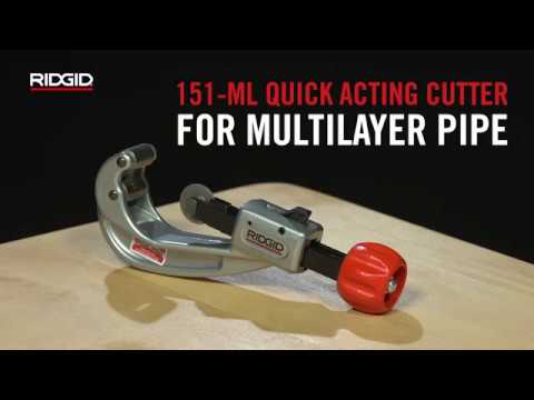 RIDGID 151-ML Quick Acting Tubing Cutter