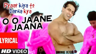 O O Jaane Jaana Full Song with Lyrics  Pyar Kiya T