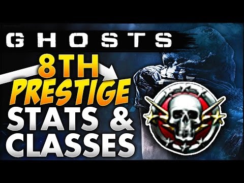 CoD Ghosts: 8th PRESTIGE - Unlocks, Stats & Classes! (Call of Duty Ghost Prestige 6 Gameplay)