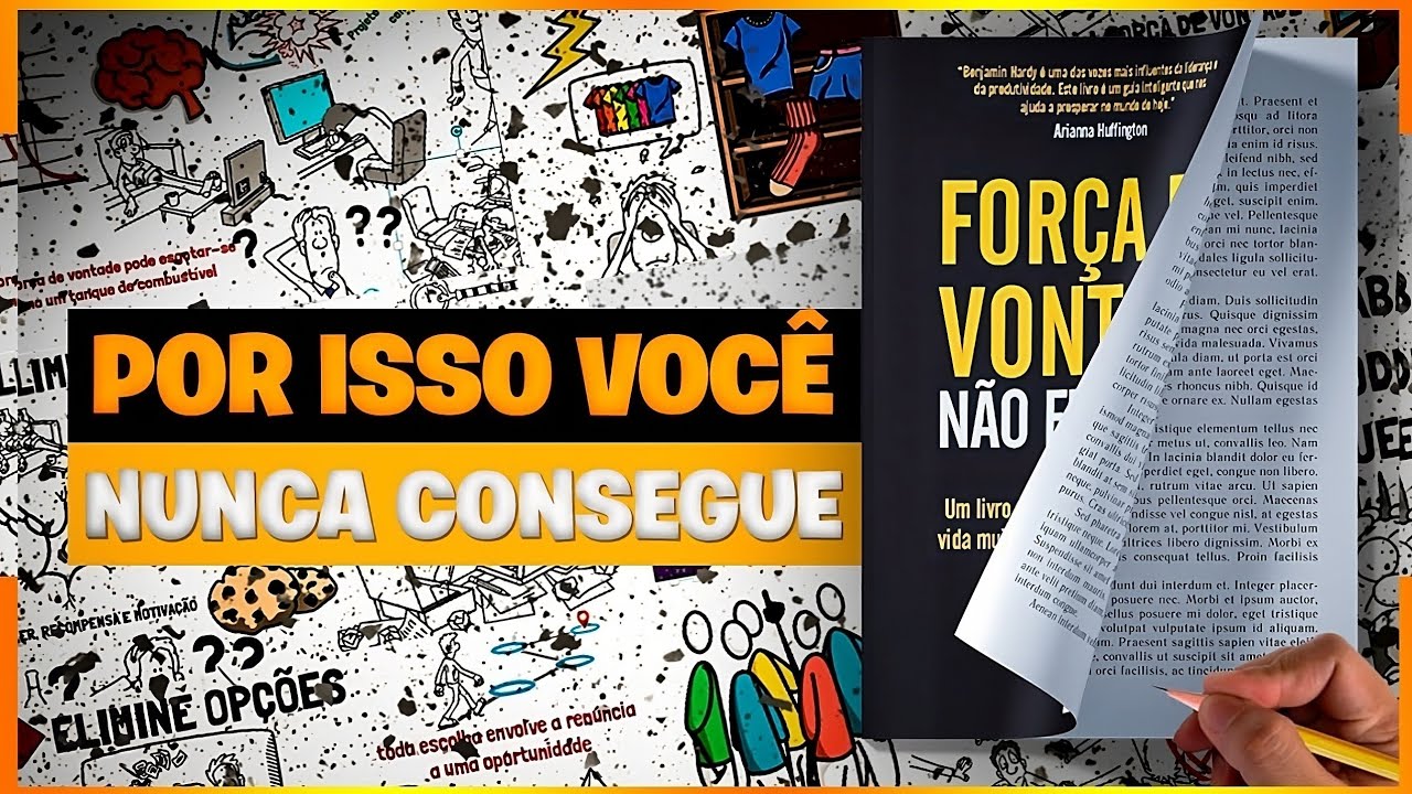 Resumo Animado do Livro Força de Vontade não Funciona [ATUALIZADO]
