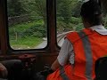 Welsh Highland railway.Leaving Beddgelert.