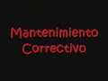 mantenimiento preventivo y correctivo